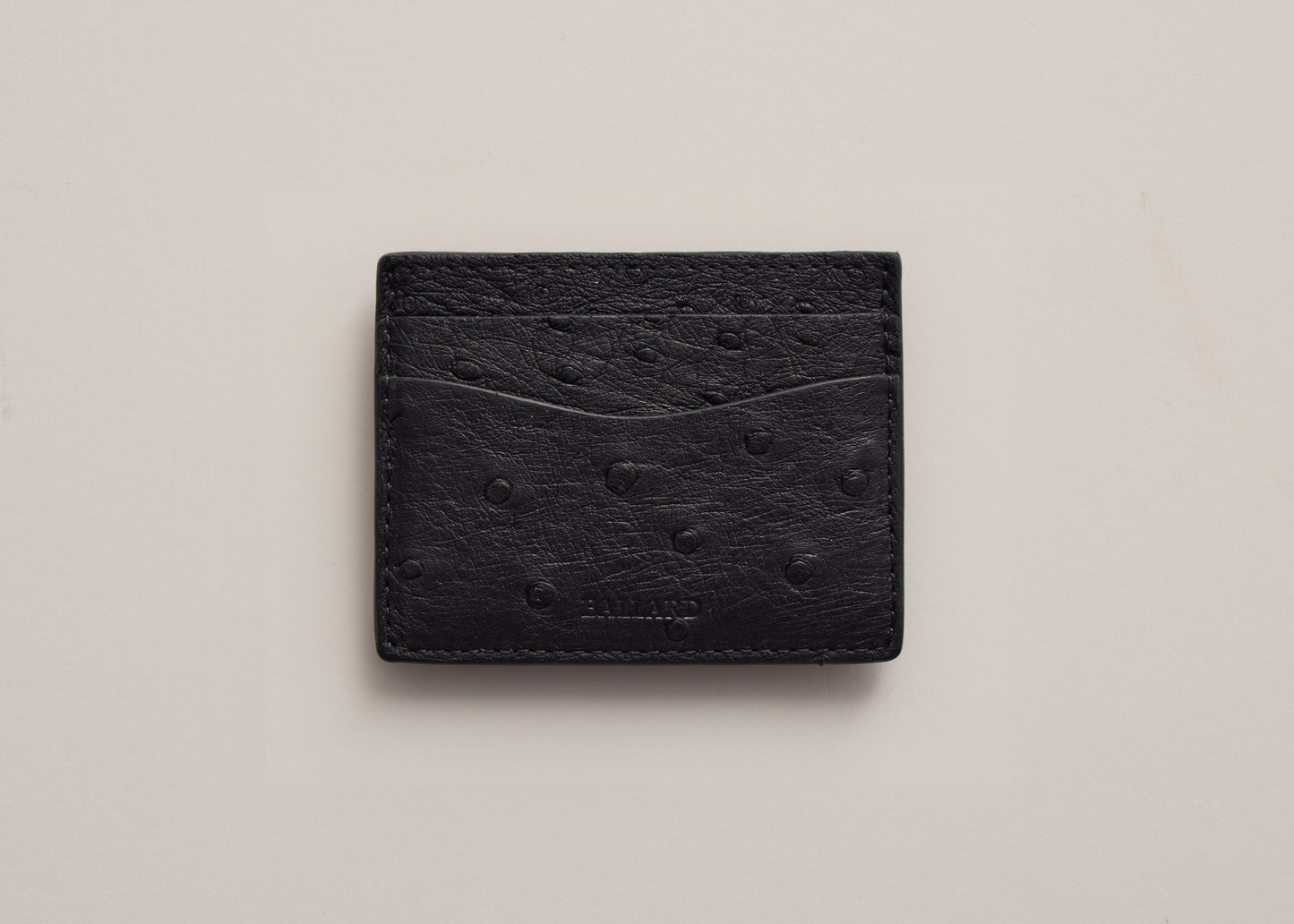 GENUINE OSTRICH CARD HOLDER