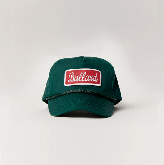 NAME TAG 5-PANEL ROPE CAP | GREENVILLE / ROSE