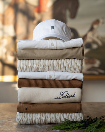 SALTER COTTON CREWNECK | ALABASTER