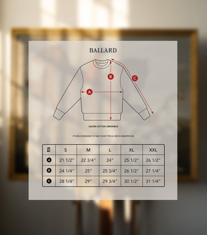 SALTER COTTON CREWNECK | ALABASTER