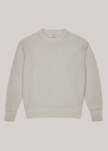 SALTER COTTON CREWNECK | ALABASTER