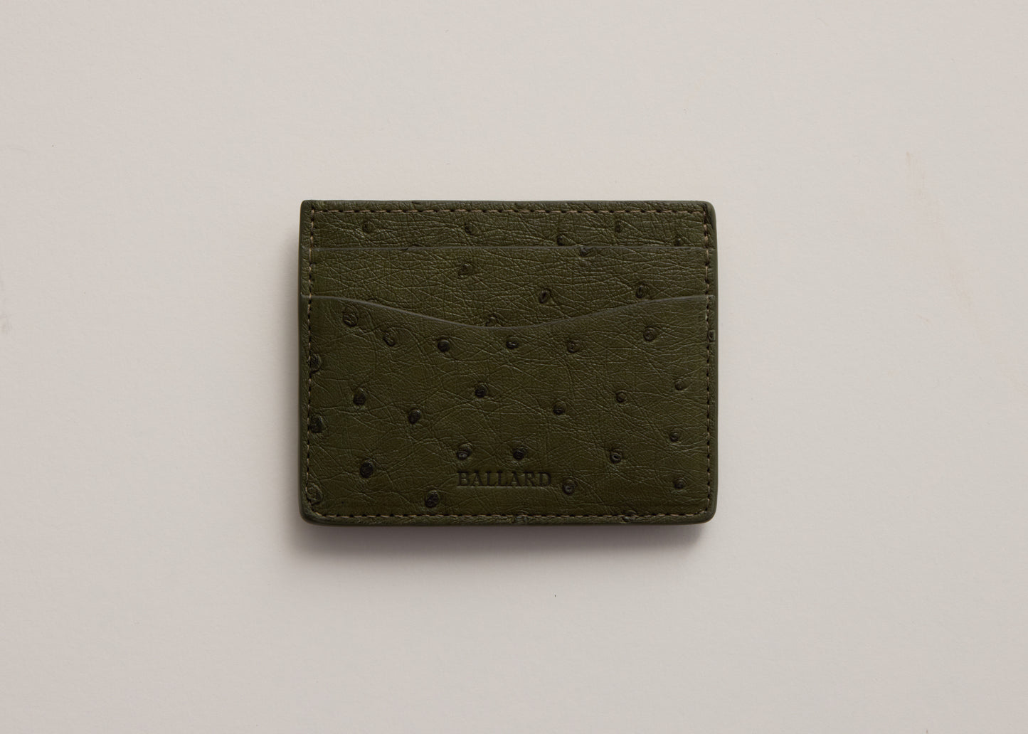 GENUINE OSTRICH CARD HOLDER