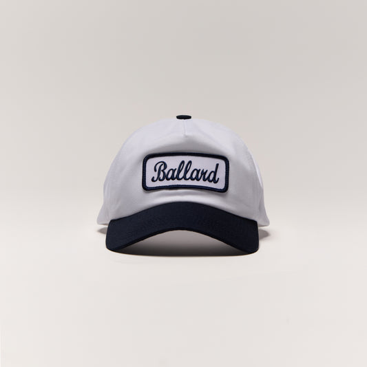 LIMITED EDITION* NAME TAG 5 PANEL CAP | WHITE /ARLINGTON