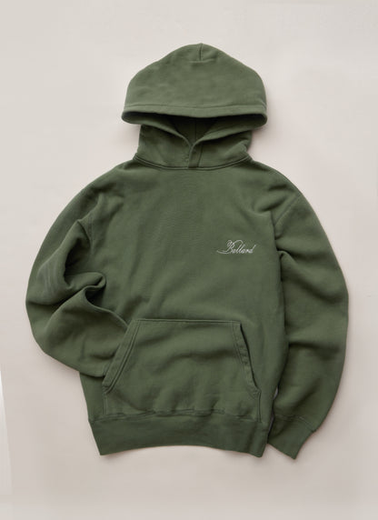 YORK EMBROIDERED SCRIPT HOODIE | SAGE